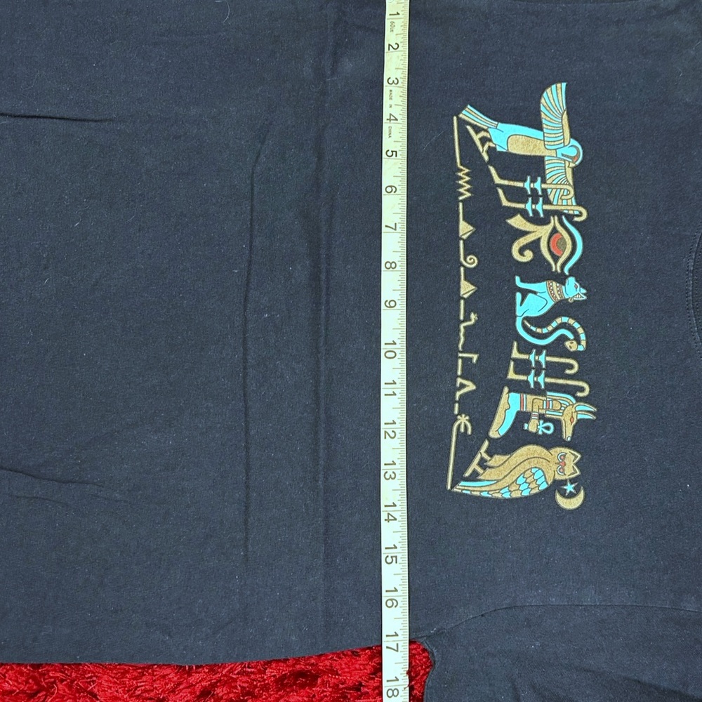 Thrasher Magazine Skate and Destroy Shirt Navy Blue Small Classic Egyptian - Picture 4 of 5
